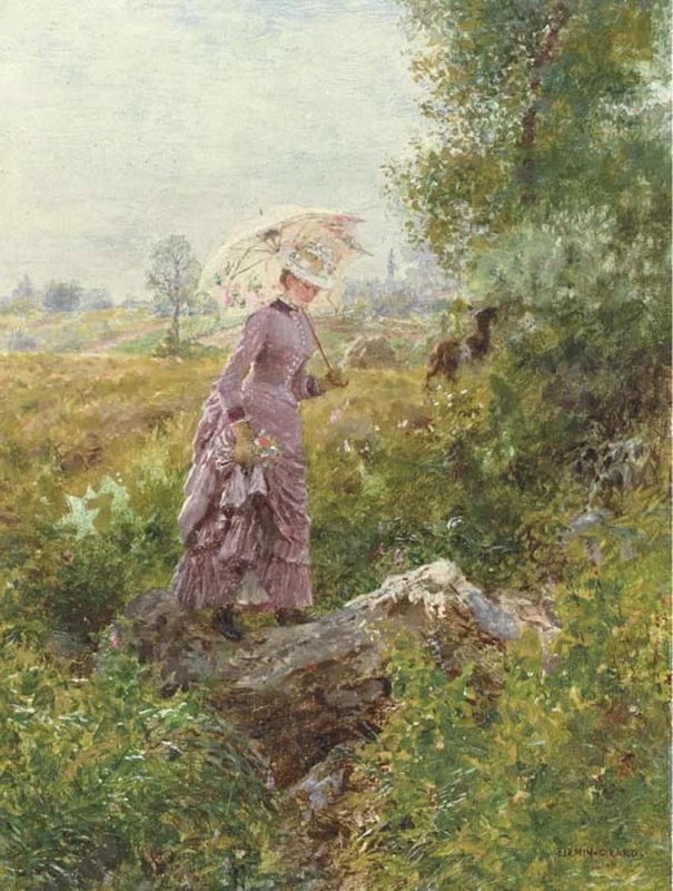 Marie - François Firmin, Girard, La ragazza con l'ombrellino